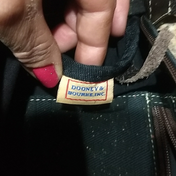 Dooney & Bourke canvas and leather vintage shoulder bag - Picture 10 of 11